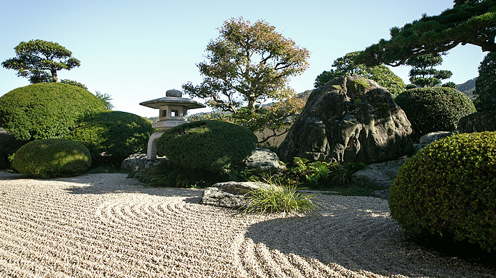 自慢の日本庭園