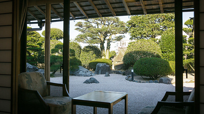 自慢の日本庭園