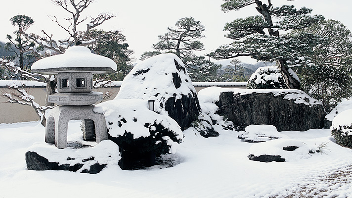 自慢の日本庭園